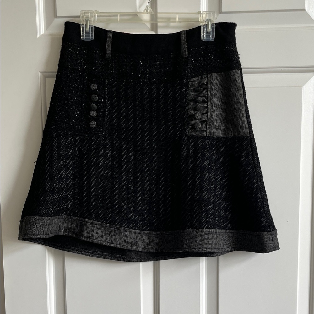 Desigual A-Line Skirt with Button Detail size 38 European